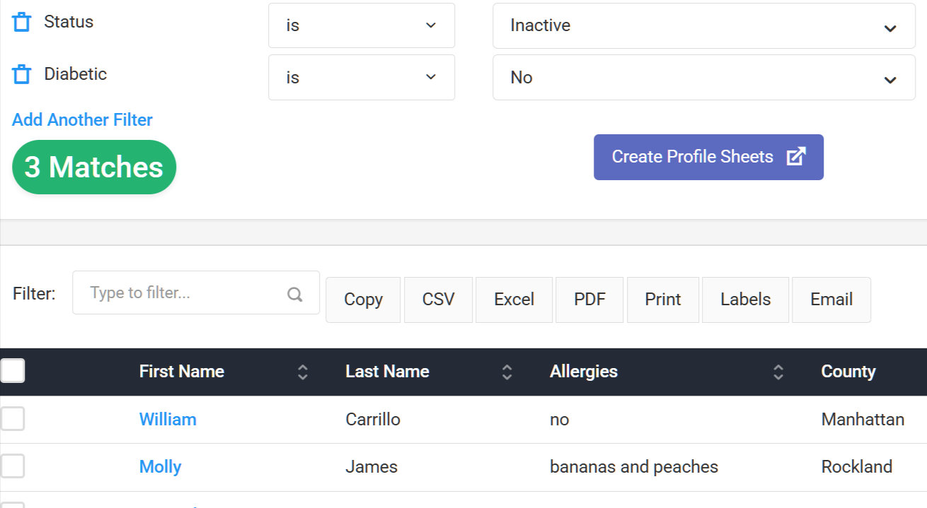 Campium custom reporting and data export
