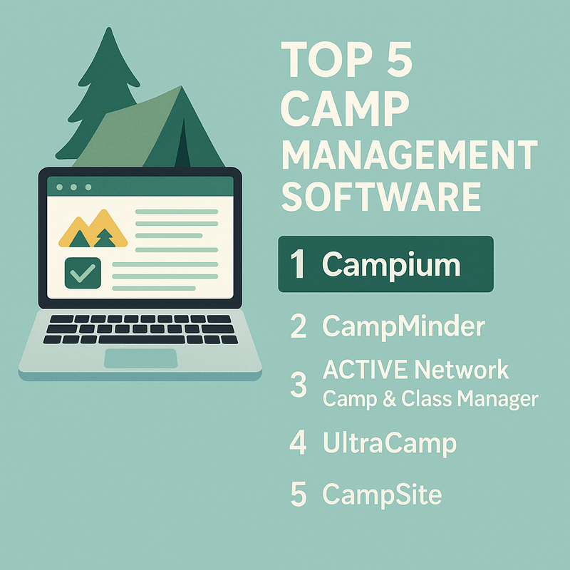 Top 5 Camp Management Software Platforms for 2025